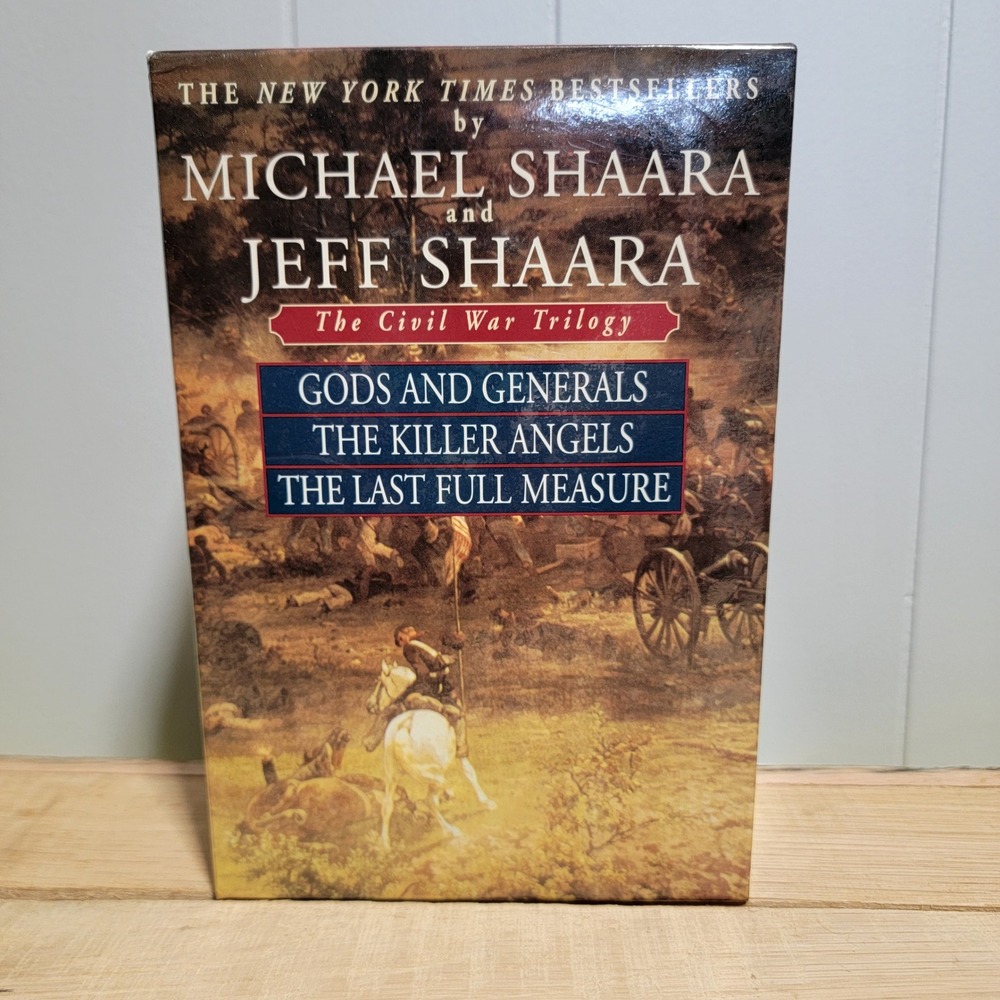 Michael Shaara Jeff Shaara The Civil War Trilogy 3 Book Boxed Set Paperback NEW